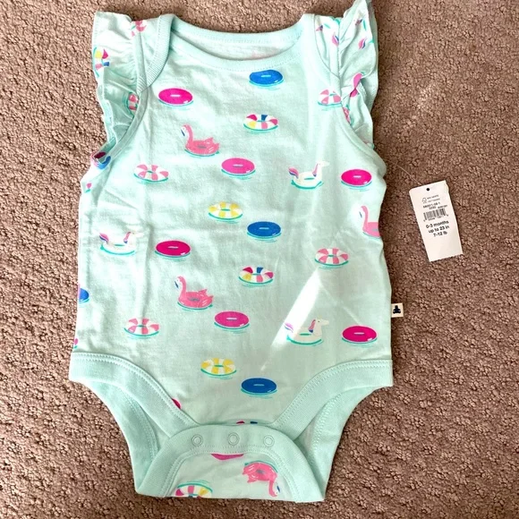 GAP One Pieces New Gap Pool Float Graphic Ruffle Sleeve Baby
